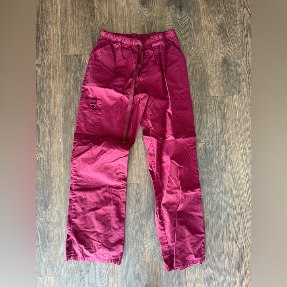Burgundy Scrub Bottoms